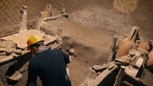 Descubrieron en Pompeya los restos de una "habitación de esclavos"