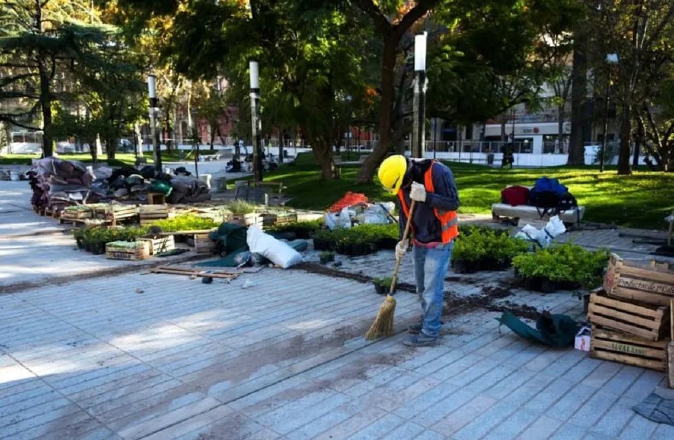 Ya está lista la renovada Plaza San Martín