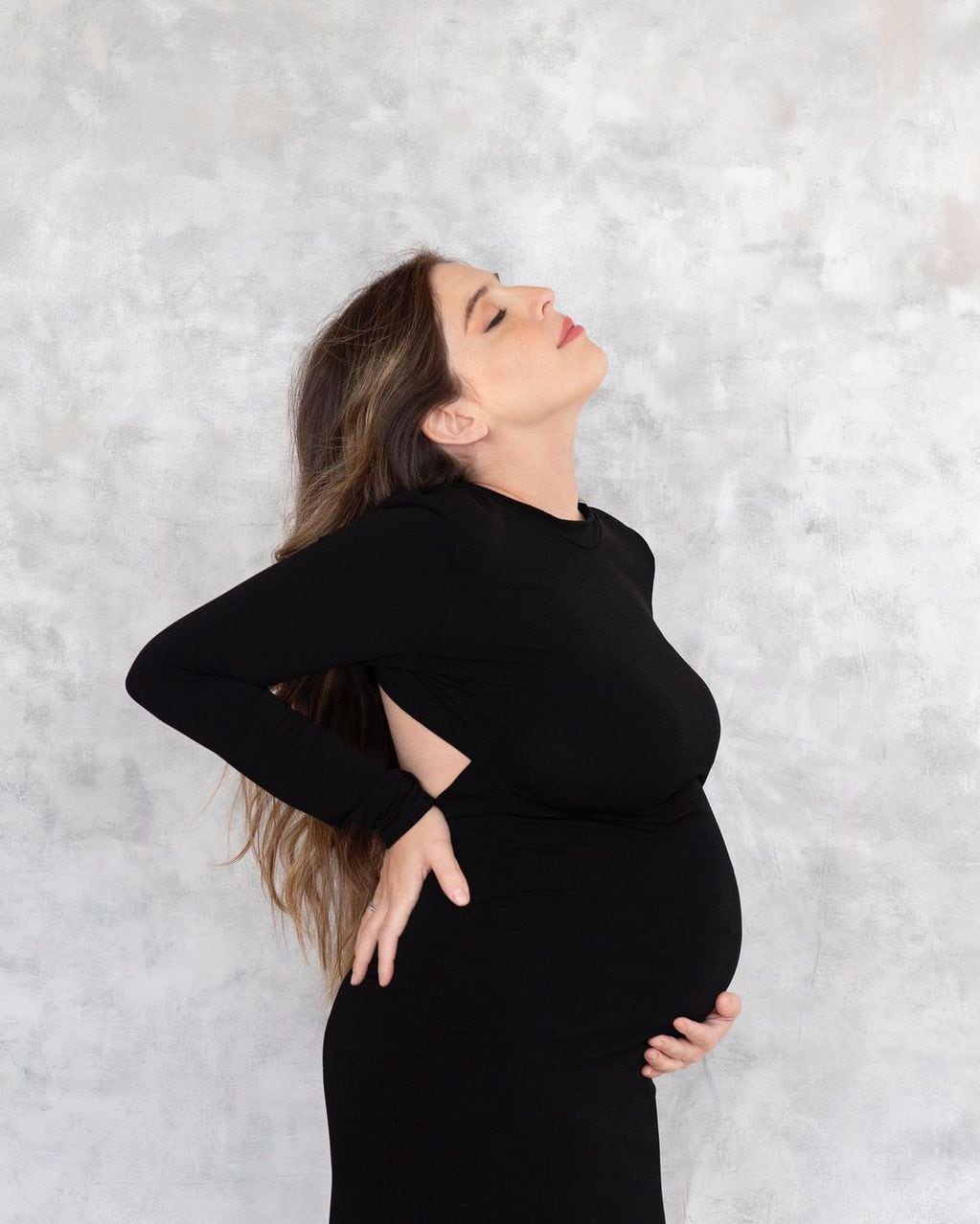 Dalma Maradona hizo una producción de fotos con su pancita de 7 meses y medio de embarazo