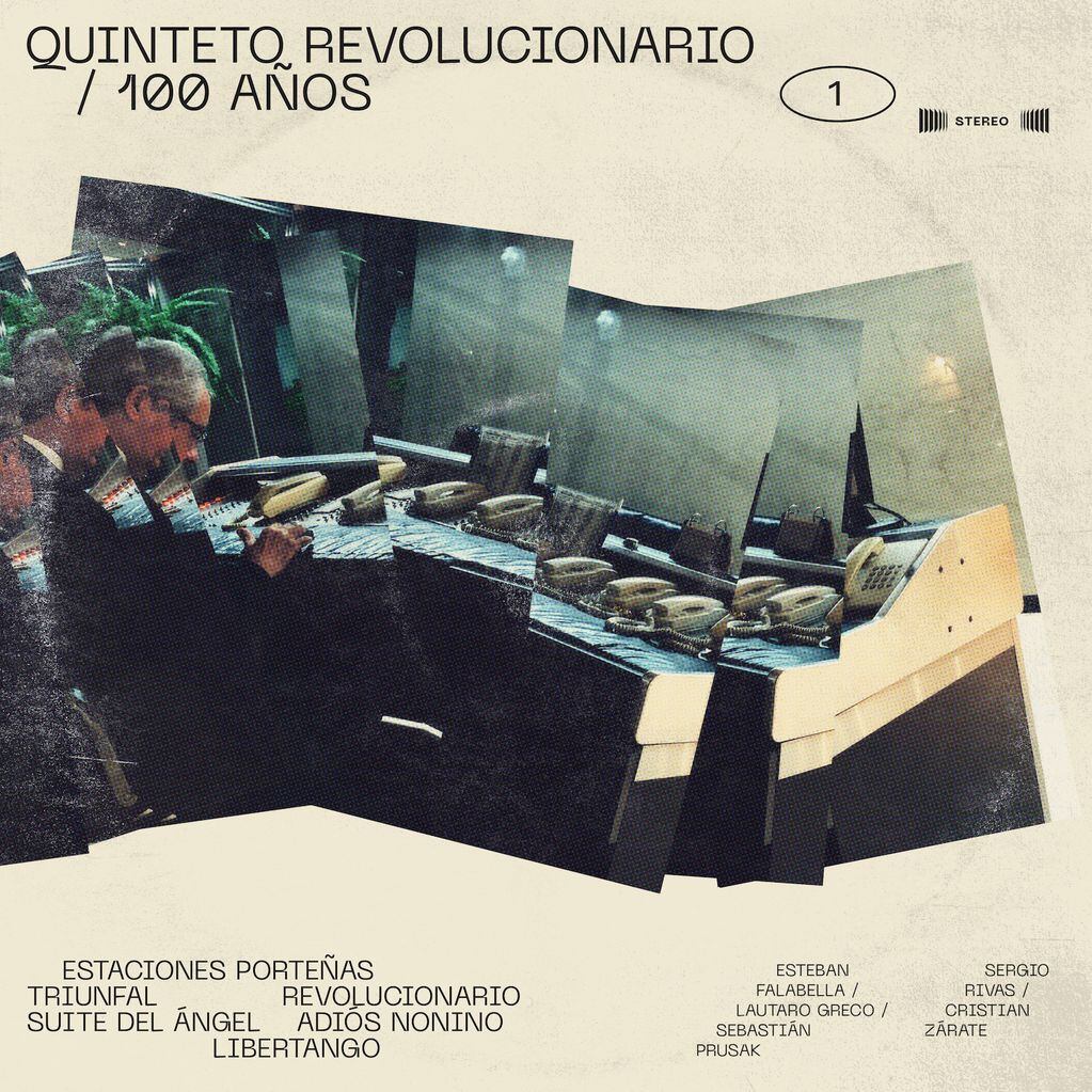 La portada del disco "100 años", del Quinteto Revolucionario que presentan hoy vía streaming.