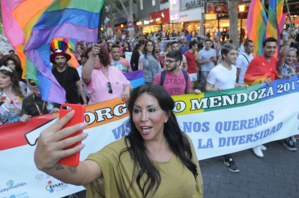 Mendoza celebra la diversidad con una Marcha del Orgullo en noviembre. Foto: Ignacio Blanco / Los Andes 