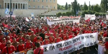 Protestas en Grecia por Reforma laboral