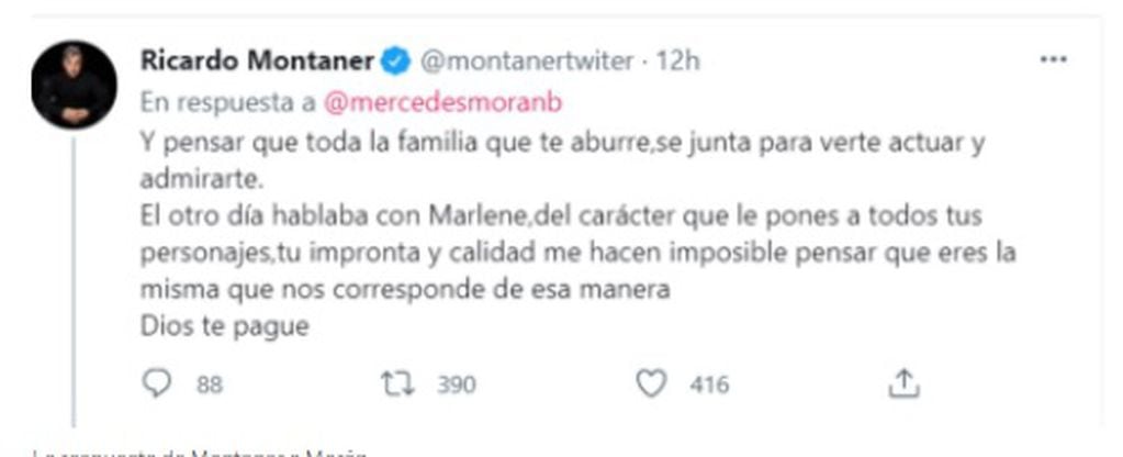 El descargo de Ricardo Montaner contra Mercedes Morán - 