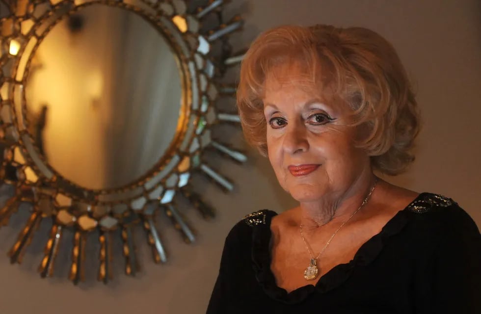 Ibis Lusetti de Cepparo, una actriz que es hoy a sus 85 años, una referente de la historia del teatro local.