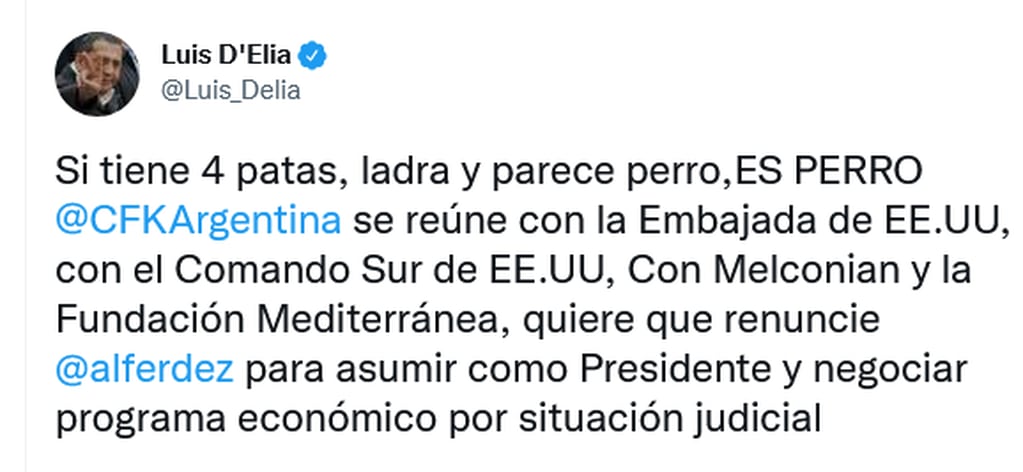 El dirigente piquetero apuntó directo a Cristina Fernández y la acusó de querer desestabilizar a Alberto Fernández.