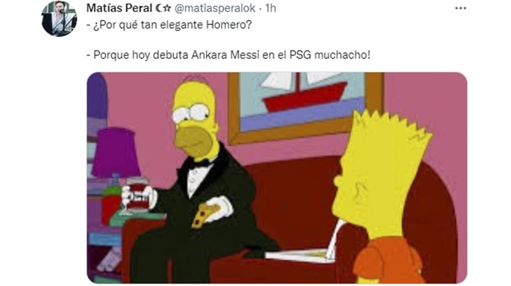 Memes publicados en las redes sociales por el esperado debut de Messi en el PSG. / Archivo
