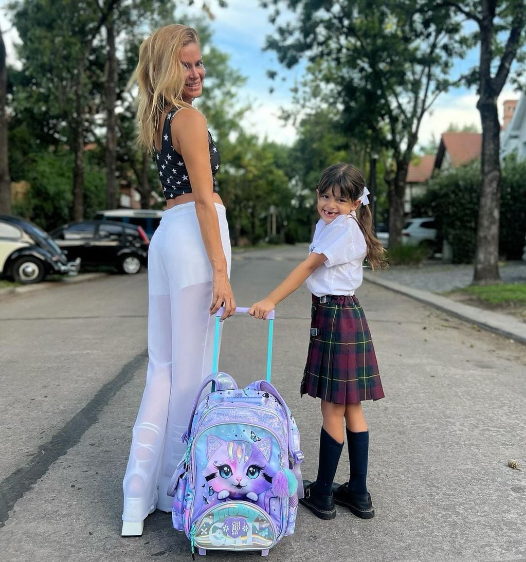 Joaquina, la hija menor de Vanina Escudero y Álvaro Navia. Gentileza Instagram.