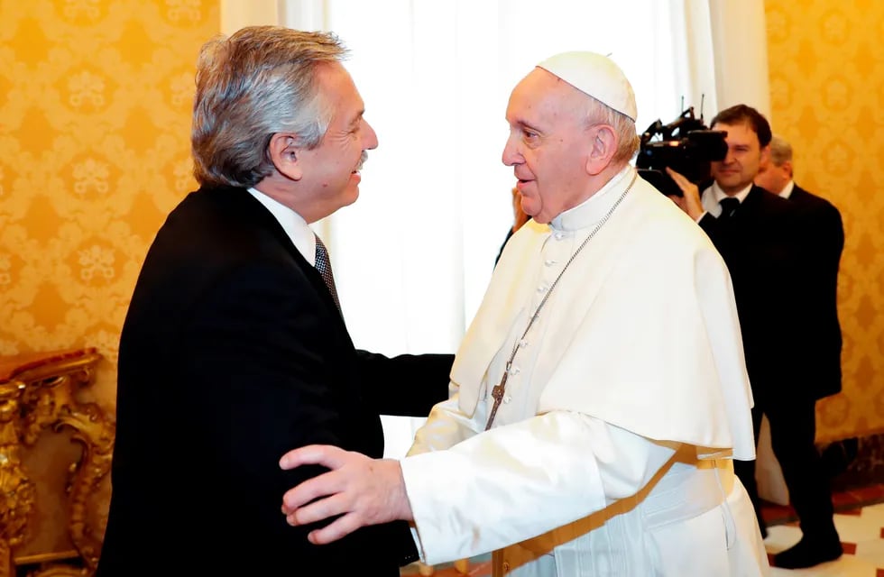 En febrero, Alberto Fernández recibió del Papa el respaldo para la estrategia de negociación.