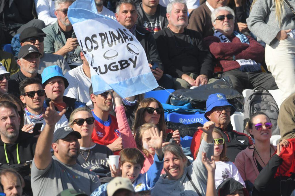 Los Pumas y los All Blacks se midieron este sábado por primera vez en Mendoza, por la primera fecha del Rugby Championship 2023/ Marcelo Rolland (Los Andes).