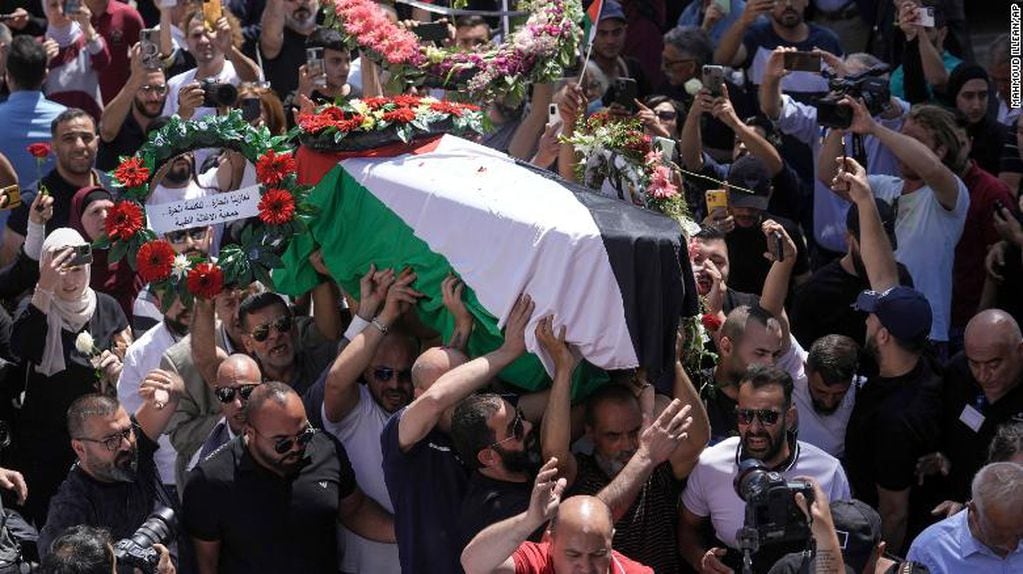 Funeral de la periodista Shireen Abu Aklehha