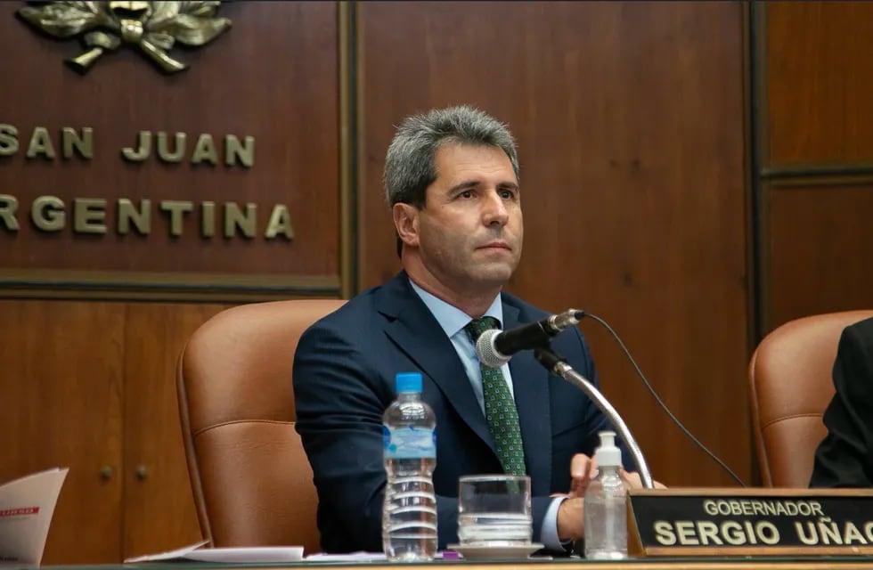 Sergio Uñac, gobernador de San Juan.