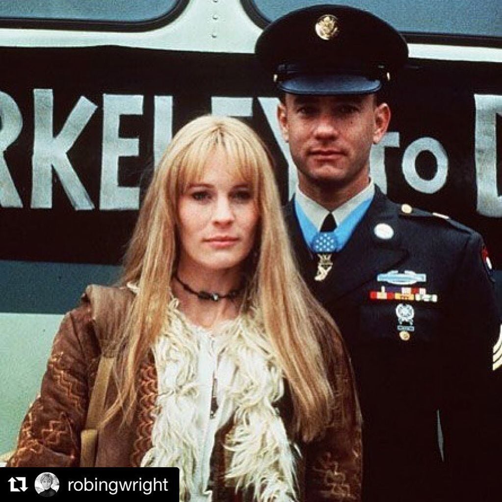 Forrest Gump (Tom Hanks) y el amor de su vida, Jenny. Foto: Instagram @forrestgumpfilm