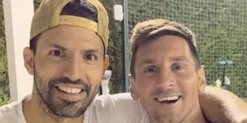 Kun Agüero y Leo Messi