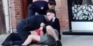 Video: un vecino de la Plata redujo a un ladrón con una toma de jiu-jitsu, “Tengo hijos”