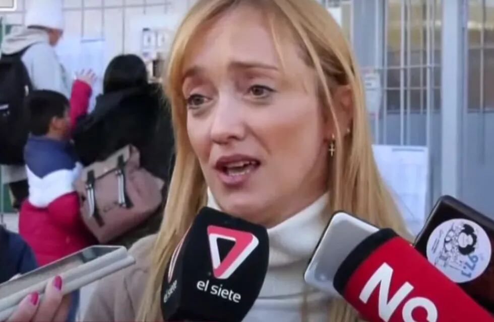 Anabel Fernández Sagasti votó y crítico la Boleta Única.
