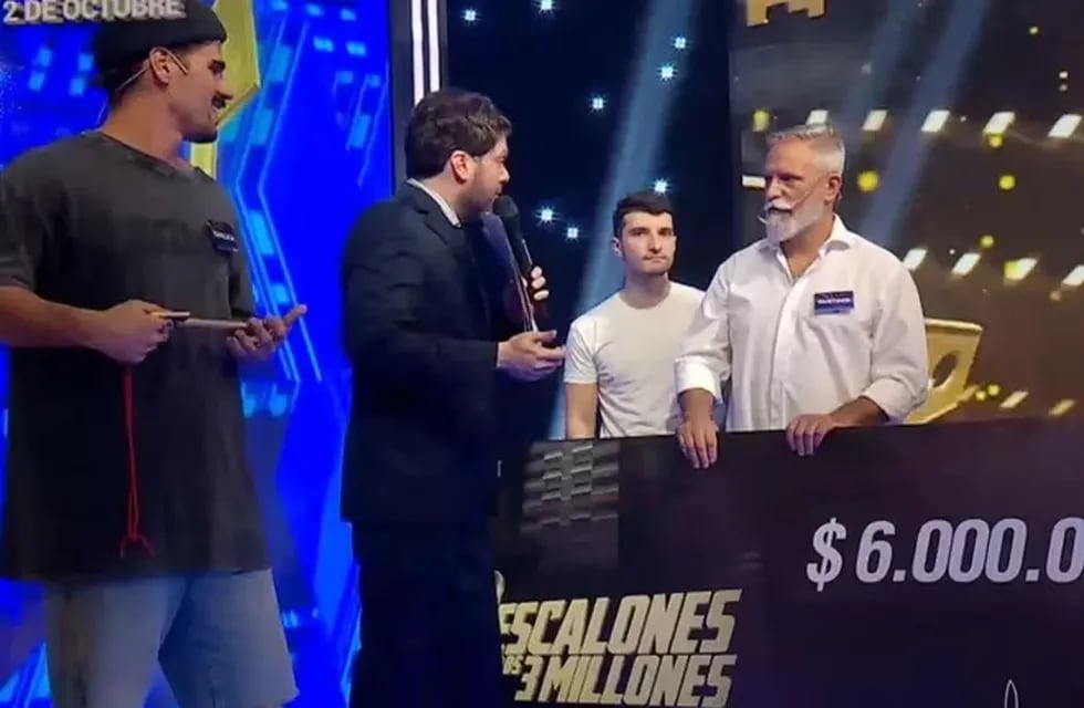 Gustavo ganó 6 millones de pesos.