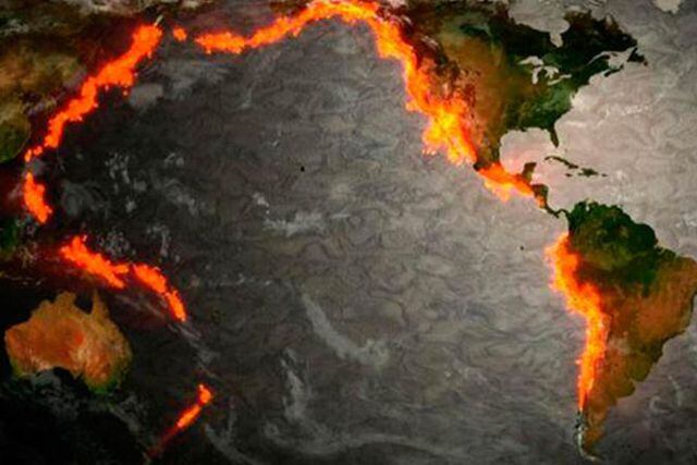 Qué es el cinturón de fuego del Pacífico y cómo afecta a Mendoza