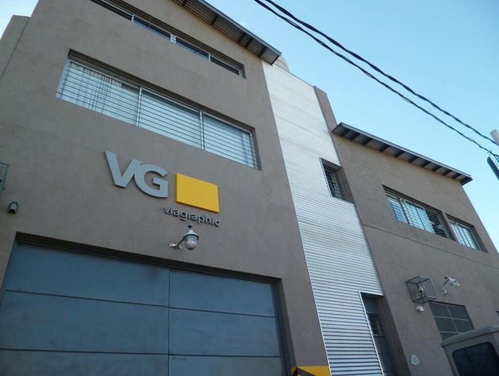 La imprenta Videographic, donde un empleado "rebelde" del lugar imprimió los afiches contra Cristina Fernández de Kirchner. Foto: Instagram @vg_vgm