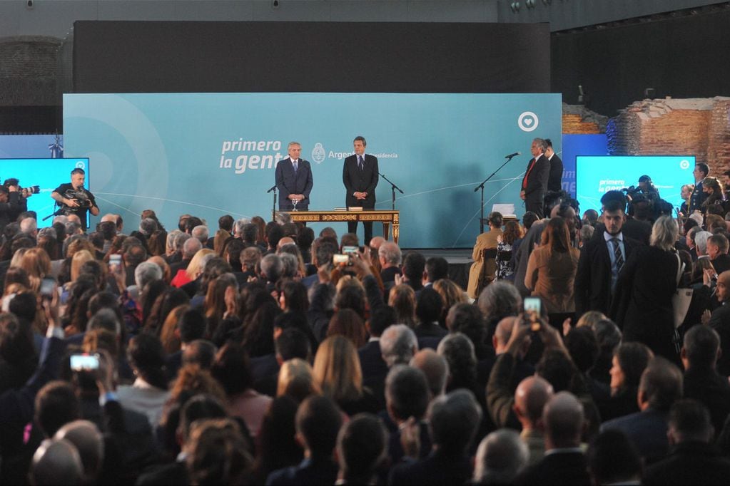 Sergio Massa juró como ministro de Economía de la Nación. (Clarín)