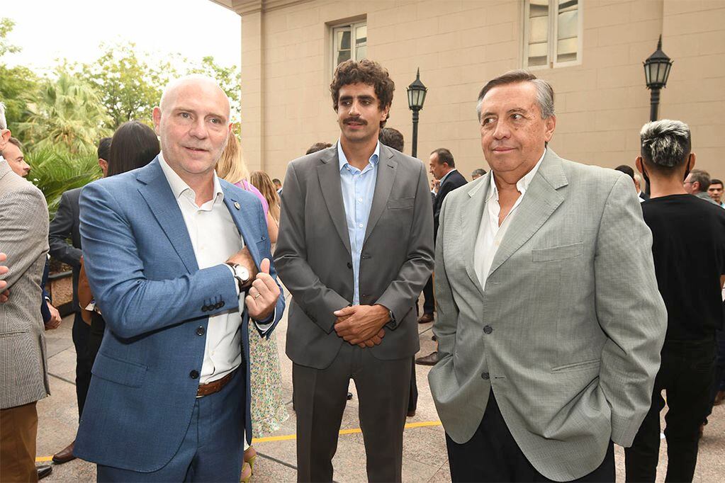 Dalmiro Garay, Natalio Mema y Sergio Marinelli. Foto: José Gutiérrez / Los Andes