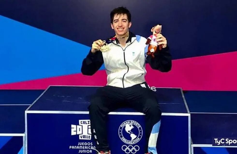 Santiago Lorenzo con el oro y la clasificación para los Juegos Panamericanos de Santiago 2023.