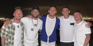Messi habló de la foto con jugadores del PSG