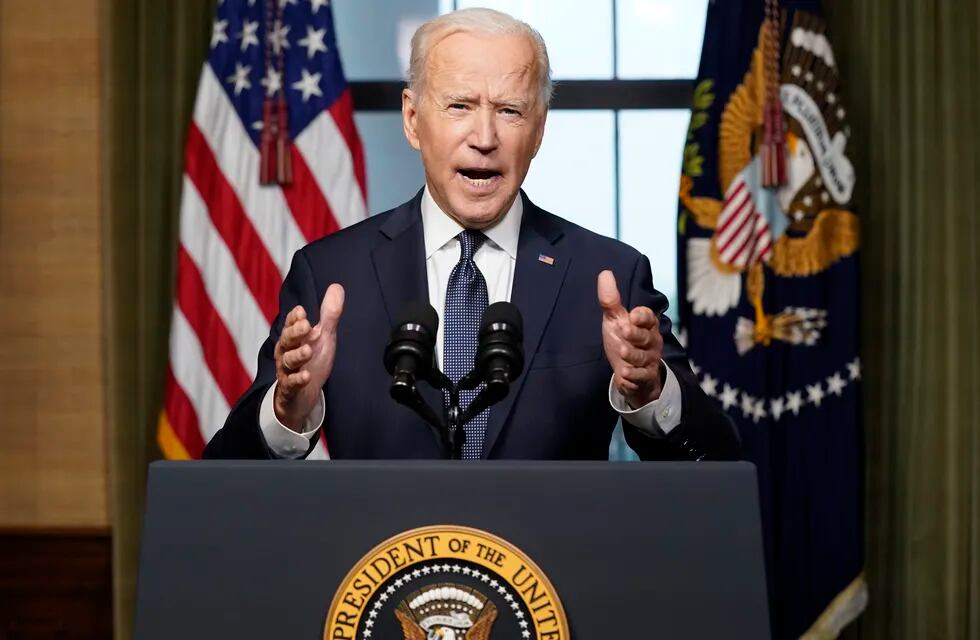 Joe Biden anunció que será candidato a la reelección en 2024(AP Foto/Andrew Harnik, Pool, Archivo)