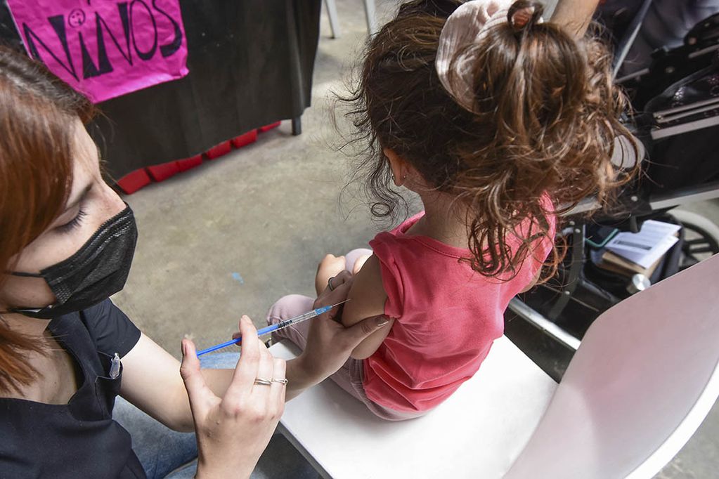 Ya no será necesario pedir turno para la vacunación de menores de 3 a 11 años en Mendoza (Mariana Villa / Los Andes)