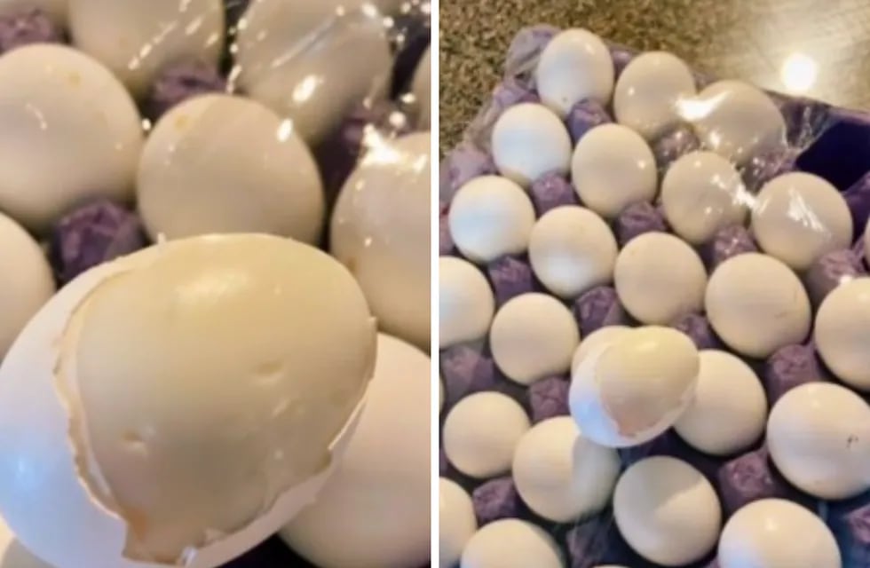 Una mujer se olvidó un maple de huevos en el auto y cuando los fue a buscar ya estaban cocidos.