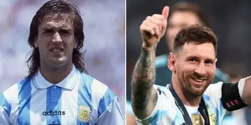 Messi alcanzó un récord de Batistuta en mundiales