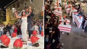 Video: La torta de casamiento con más onda de España se llevó el premio y es furor en las redes