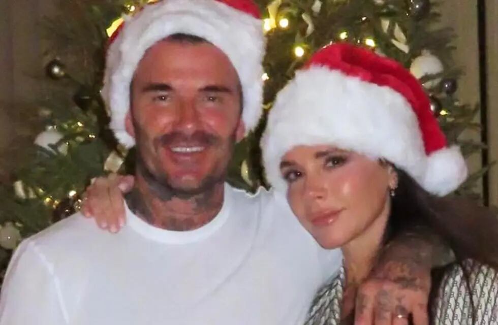 Las fotos de la intimidad de la Navidad de David y Victoria Beckham