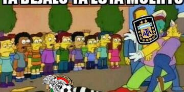 Los memes del Argentina - México