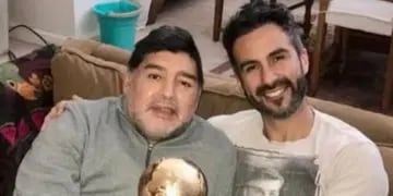 Diego Maradona y Leopoldo Luque, su médico