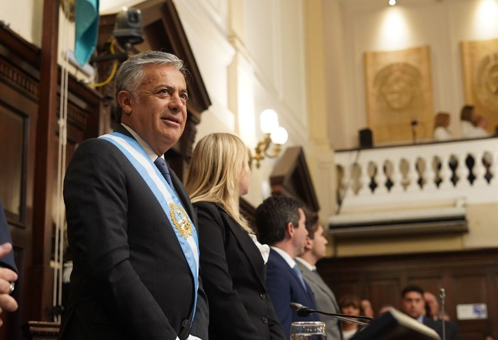 El gobernador Alfredo Cornejo en la Asamblea Legislativa 2024 (Prensa Gobierno de Mendoza)