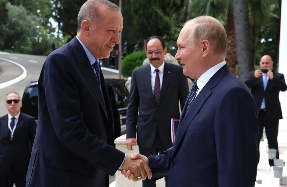 Recep Erdogan y Vladimir Putin, presidentes de Turquía y Rusia respectivamente. Imagen de archivo.