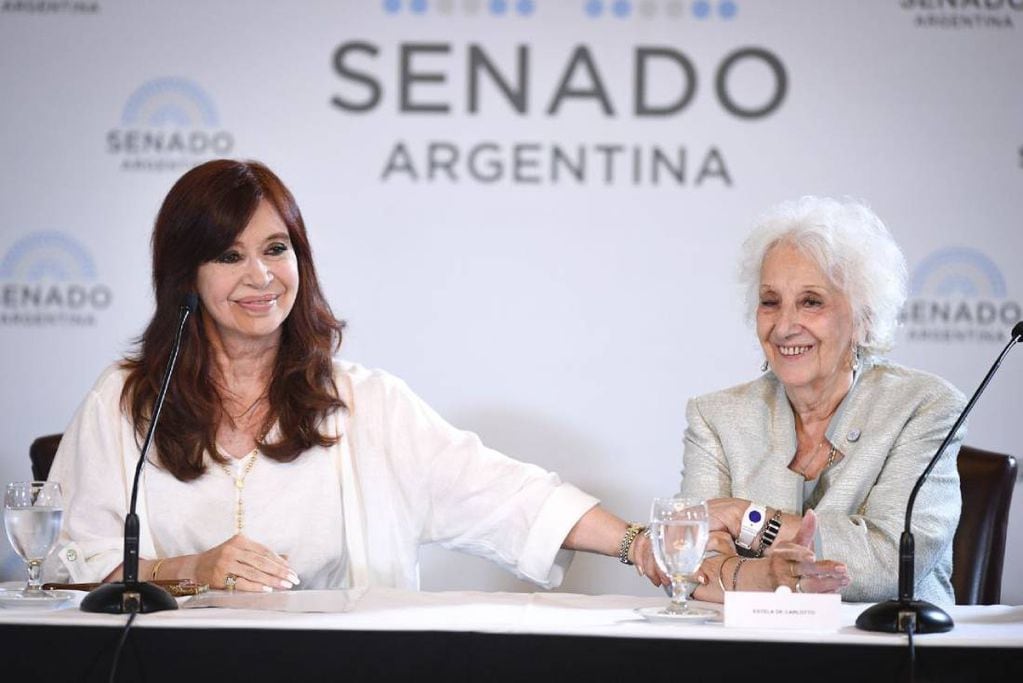Cristina reivindicó la política de Derechos Humanos del kirchnerismo (Foto: Prensa CFK)