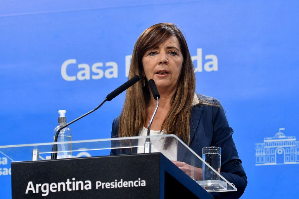 La portavoz de la Presidencia, Gabriela Cerruti, anunció la intención del gobierno de reformar el Consejo de la Magistratura. (Télam)