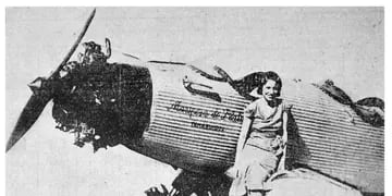 Helena Mansilla pionera de la aviación argentina