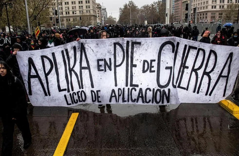 Protestas estudiantiles en Chile (Gentileza)
