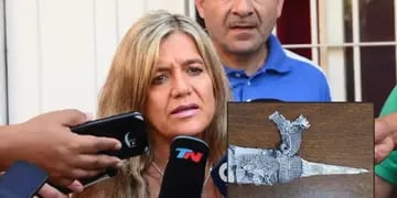La chuza con la que intentaron asesinar a la fiscal Claudia Ríos