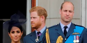 William se mostró "triste" por la decisión de Harry y Meghan.   AFP