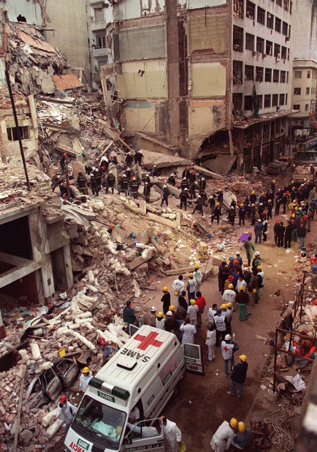 El atentado en la AMIA fue en 1994 y dejó 85 víctimas. Foto: Archivo / Los Andes