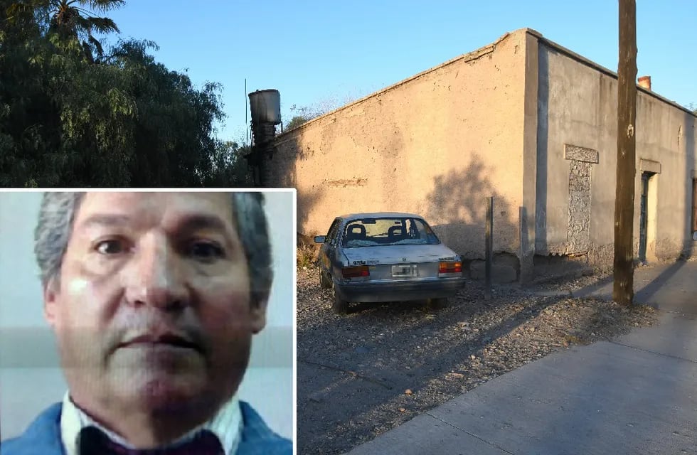 El fallecido y su domicilio, lugar donde lo atacaron y le quitaron la vida. José Gutiérrez/Los Andes