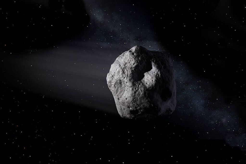 Una de las imágenes que la NASA posee sobre asteroides en el espacio. Foto: NASA