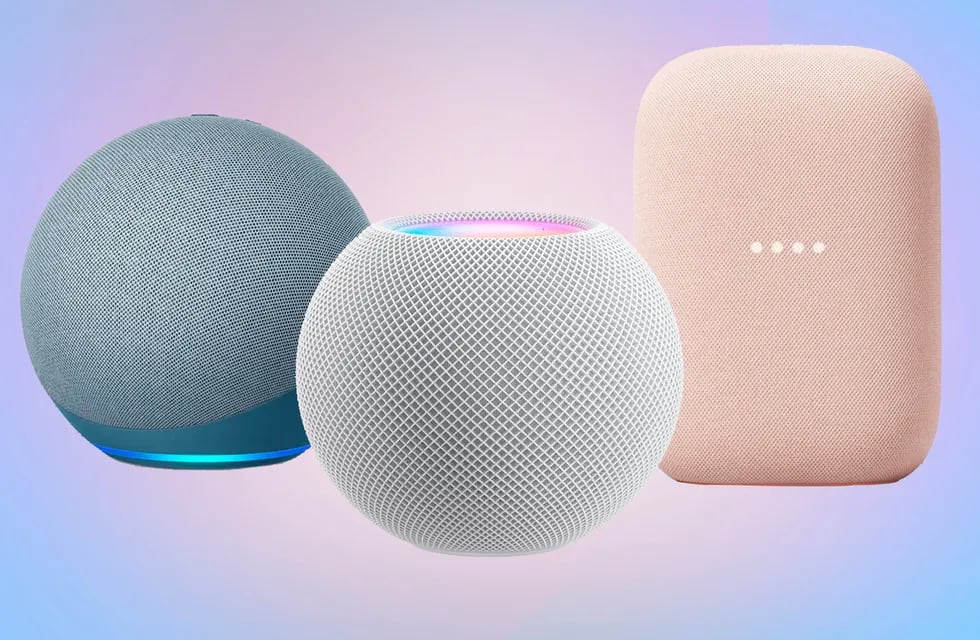 Apple, Google y Amazon tienen parlantes inteligentes que combinan gran sonido con asistente de voz.