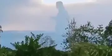 Video: Una nube muestra una extraña figura y aseguran que “es Jesús”