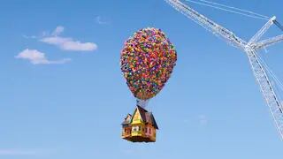Hicieron una réplica exacta de la casa de UP, la película de Disney Pixar