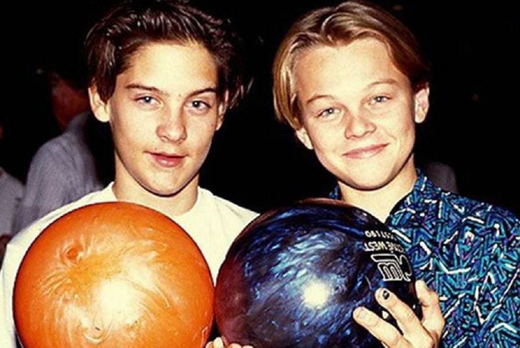 Tobey Maguire y Leonardo DiCaprio, amigos desde niños