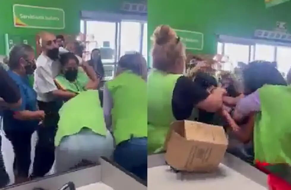 Dos mujeres se pelearon a los golpes en una tienda de México tras una discusión por un hombre